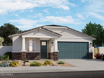 New construction Single-Family house 16037 W Desert Hollow Drive, Surprise, AZ 85387 Leslie- photo 0