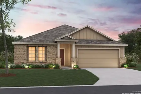 New construction Single-Family house 4247 Winston Wy, New Braunfels, TX 78130 plan Primrose - image