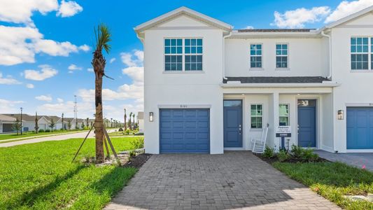 New construction Townhouse house 8375 Everly Preserve Dr, Lehigh Acres, FL 33971 plan Pearson Unit A - image