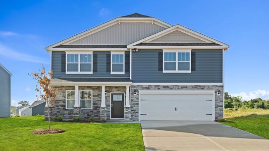 New construction Single-Family house 701 Wood Loft Pl, Greer, SC 29651 plan Wilmington - image