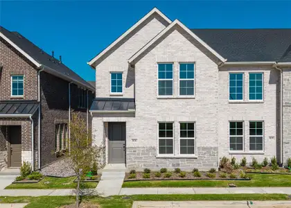 New construction Townhouse house 1030 Bristleleaf Wy, Allen, TX 75013 plan Parker - image