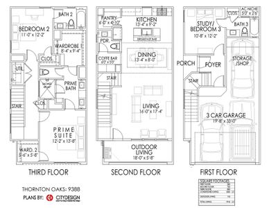 New construction Single-Family house 809 Thornton Rd, Houston, TX 77018 plan 9388 - image