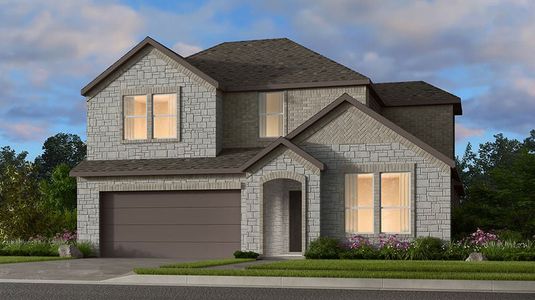 New construction Single-Family house 1408 Carvin Wy, Pflugerville, TX 78660 plan Concho 2 - image