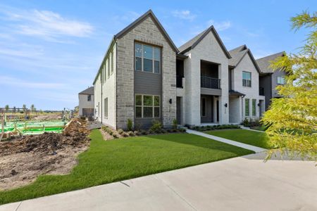 New construction Townhouse house 2526 Campden Mews, Allen, TX 75013 plan Rutherford - image
