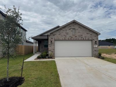 New construction Single-Family house 124 Rising Cedar Ln, Hockley, TX 77447 plan Bridgeport - image