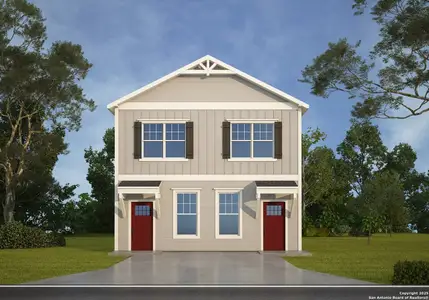 New construction Multi-Family house 7142 Magnolia Crk, San Antonio, TX 78252 plan Lyon - image
