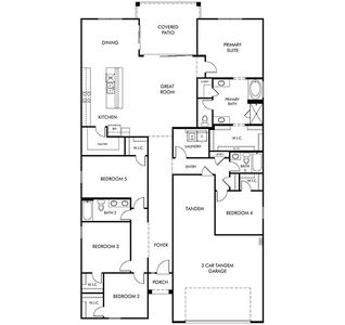 New construction Single-Family house 15775 W Honeysuckle Dr, Surprise, AZ 85387 plan Bailey - image