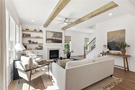 New construction Single-Family house 715 Crest Line Trl, Powder Springs, GA 30127 plan Windsong - image 8