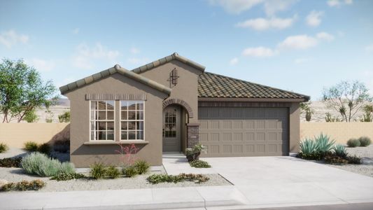 New construction Single-Family house 12767 E Amole Mine Pl, Tucson, AZ 85747 plan Sepia - image