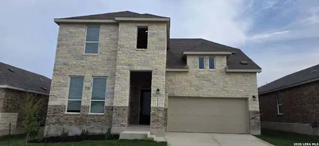 New construction Single-Family house 1921 Black Stork, New Braunfels, TX 78130 plan Bridle - image