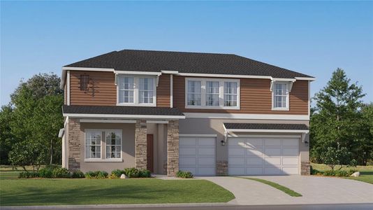 New construction Single-Family house 1110 Brierview Ln, Zephyrhills, FL 33541 plan Rainer - image