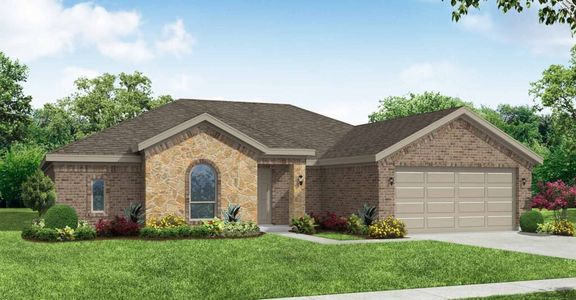 New construction Single-Family house 409 Falcon Way, Azle, TX 76020 Alderbury II- photo 0