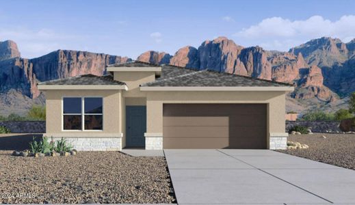 New construction Single-Family house 10455 W Sonrisas Street, Tolleson, AZ 85353 Palo Verde- photo 0