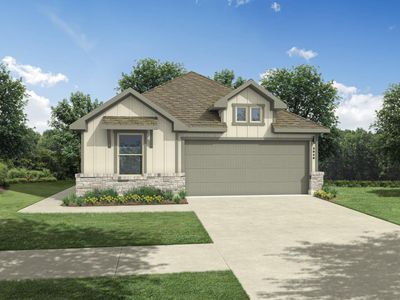 New construction Single-Family house 137 Tolo Dr, Elgin, TX 78621 plan Redbud | Trinity Ranch - image