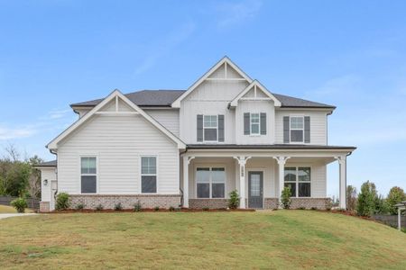 New construction Single-Family house 6550 Setting Down Creek Dr, Dawsonville, GA 30534 Spruce- photo 0 0