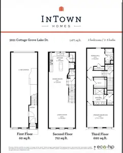 New construction Townhouse house 5921 Cottage Grove Lake Dr, Houston, TX 77007 - image