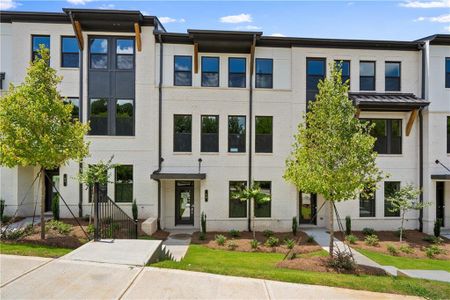 New construction Townhouse house 40 Peeples Drive, Lawrenceville, GA 30046 Auburn- photo 0