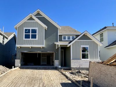 New construction Single-Family house 731 Palo Brea Loop, Hutto, TX 78634 Wyatt Homeplan- photo 0