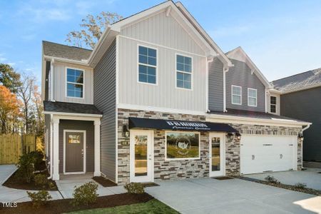 New construction Townhouse house 716 Apple Churn Dr, Fuquay Varina, NC 27526 Linville- photo 0