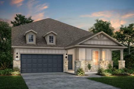 New construction Single-Family house 145 Bell Chime Dr, Liberty Hill, TX 78642 Keller- photo 0