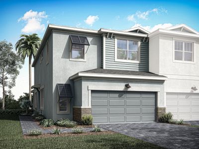 New construction Townhouse house 3562 NW Solange Ct, Jensen Beach, FL 34957 Eastwind- photo 0