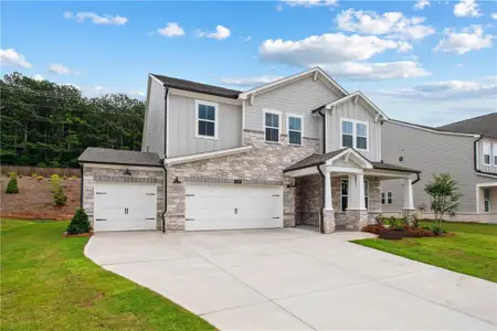 New construction Single-Family house 719 Crossroad Ct, Powder Springs, GA 30127 plan Tucker II - image