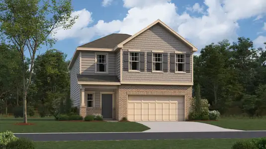 New construction Single-Family house 216 Hickory Ridge Trl, Kathleen, GA 31047 plan Boston - image