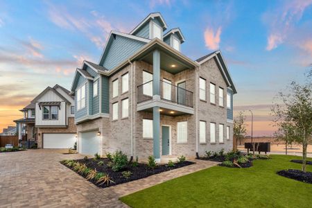 New construction Single-Family house 7623 Meadow Mouse Ln, Katy, TX 77493 plan Riverdale - Courtyard Collection - image