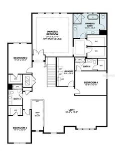 New construction Single-Family house 3539 Wolves Creek Pl, Apopka, FL 32712 plan Lake Star - image