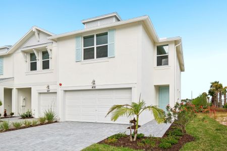 New construction Townhouse house 491 Salisbury Cir, Fort Pierce, FL 34982 Sandpiper End- photo 0