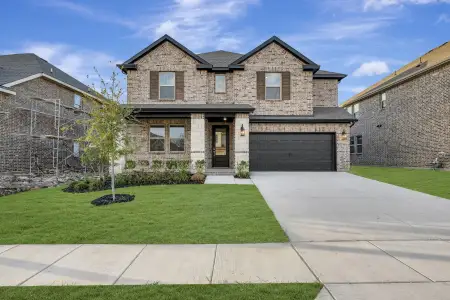 New construction Single-Family house 1014 Birkdale Dr, Justin, TX 76247 plan Santa Fe - image