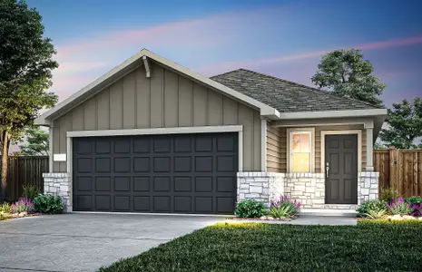 New construction Single-Family house 395 Begonia St, Buda, TX 78610 plan Afton - image