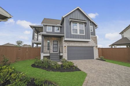 New construction Single-Family house 24019 Breezy Bank Trl, Katy, TX 77493 plan Oakdale - image