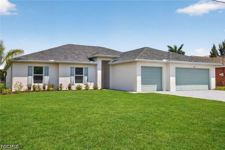 New construction Single-Family house 2323 Sw 5Th Pl, Cape Coral, FL 33991 plan The Paradise Cove II - image