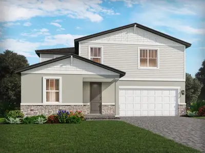 New construction Single-Family house 946 Echo Hill Dr, Howey-in-the-Hills, FL 34737 plan Lauderdale - image