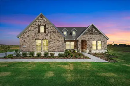 New construction Single-Family house 2504 Pyrite St, Krum, TX 76249 Verbena V2- photo 0