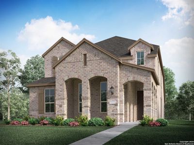 New construction Single-Family house 1834 Nettletree Road, New Braunfels, TX 78132 Kimberley Plan- photo 0