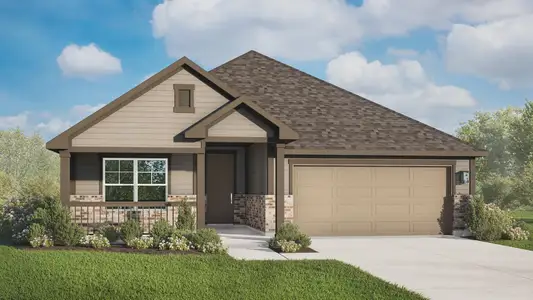 New construction Single-Family house 153 Greinert Dr, Taylor, TX 76574 plan Palm - image