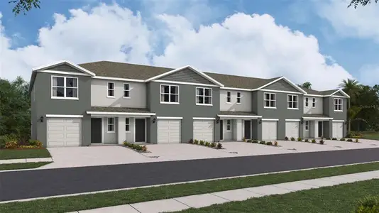 New construction Townhouse house 8363 Gower Trl, Wildwood, FL 34785 plan Pearson - image