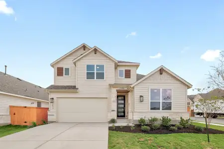New construction Single-Family house 233 Rightfield Dr, Liberty Hill, TX 78642 plan Bernini - image