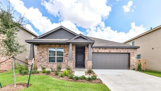 New construction Single-Family house 1946 Terra Rose Drive, Katy, TX 77493 Basswood V- photo 0