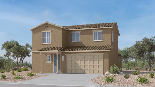 New construction Single-Family house 8620 S Rocking K Ranch Lp, Vail, AZ 85641 plan Gwen - image