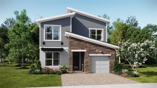New construction Single-Family house 7871 Poplin St, Kissimmee, FL 34747 plan Alexander Palm - image