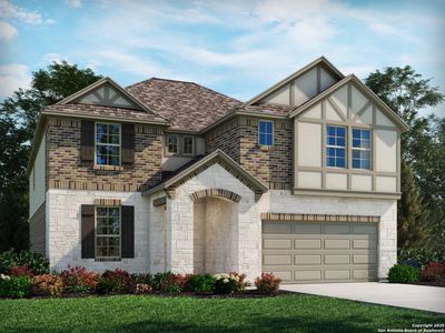 New construction Single-Family house 29411 Arrowtooth Blvd, Boerne, TX 78006 plan The Cedar (4012) - image