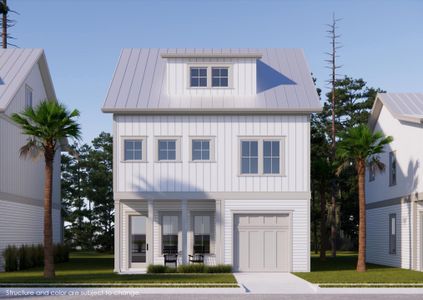 New construction Single-Family house 143 Walton Palm Rd, Inlet Beach, FL 32461 plan Marino - image