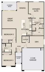 New construction Single-Family house 32137 N Saddlehorn Dr, San Tan Valley, AZ 85140 Marigold Homeplan- photo 4 4