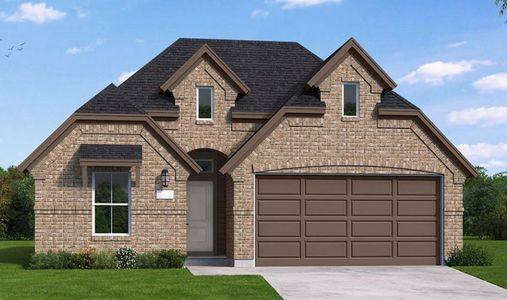 New construction Single-Family house 7443 Caprock Canyon Ln, Porter, TX 77365 Linden- photo 0