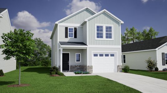 New construction Single-Family house 938 Lodgepole Ln, West Columbia, SC 29170 plan Dawson - image