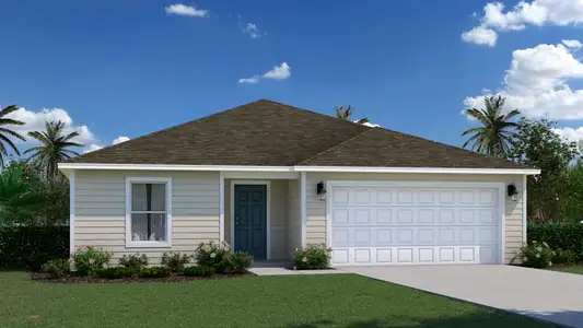 New construction  house 443 Water Bnd, Mexico Beach, FL 32410 plan Palmer - image