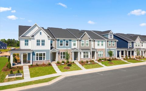 New construction Townhouse house 1949 Plott Balsam Drive, Wendell, NC 27591 Lennox- photo 0